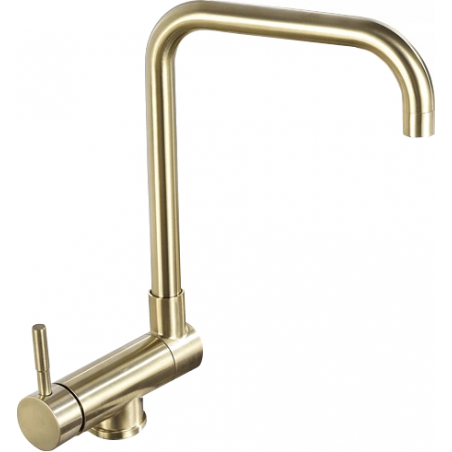 Mexen Madox kuchyňská baterie podokenní, zlatá kartáčovaná - 672000-50