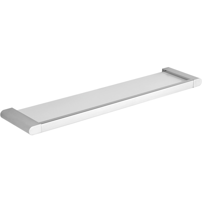 Mexen Adox závěsná skleněná polička, chrom - 7018237-00