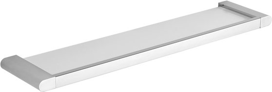 Mexen Adox závěsná skleněná polička, chrom - 7018237-00