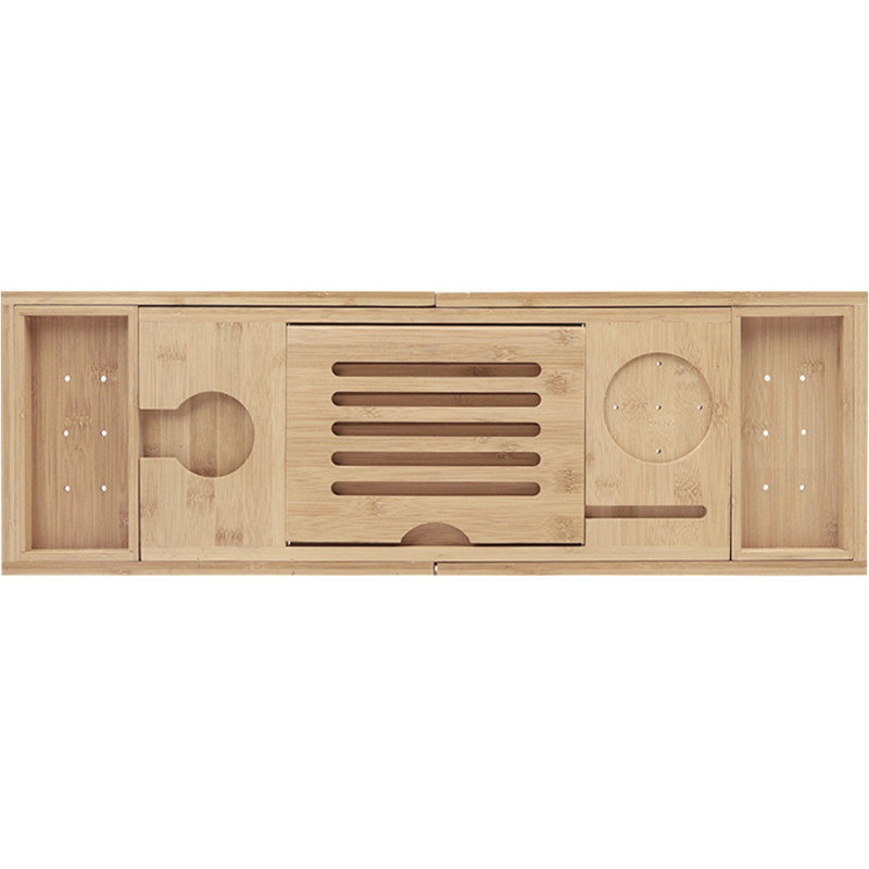 Mexen Bamboo polička na vanu 70-105 cm, přírodní bambus - 701170-00
