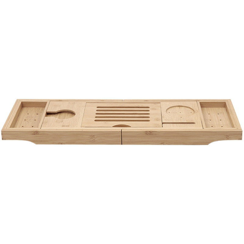 Mexen Bamboo polička na vanu 70-105 cm, přírodní bambus - 701170-00