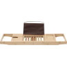 Mexen Bamboo polička na vanu 70-100 cm, přírodní bambus - 701270-00