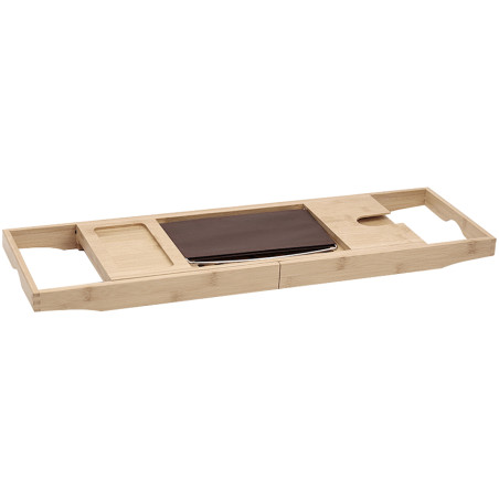 Mexen Bamboo polička na vanu 70-100 cm, přírodní bambus - 701270-00