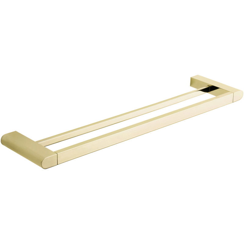 Mexen Adox dvojitý držák na ručník, zlatý - 7018225-50