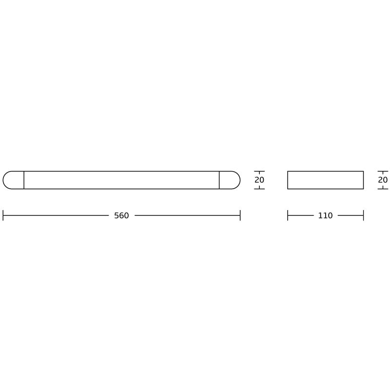 Mexen Adox dvojitý věšák na ručník, černý - 7018225-70