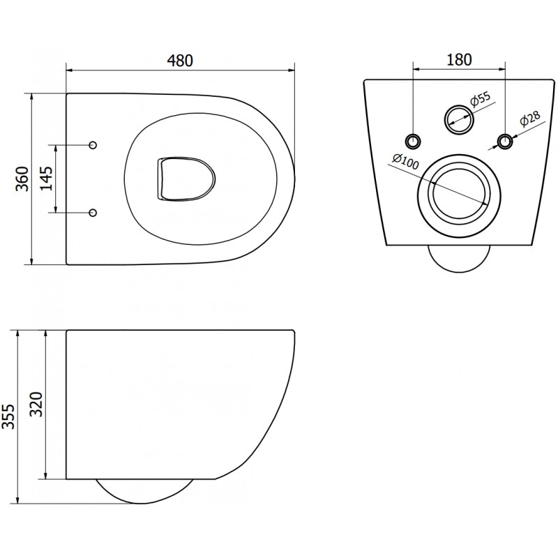 Mexen Lena wc mísa Rimless se sedátkem soft-close slim, duroplast, černá matná/zlatý vzor mřížka - 30224079