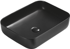 Mexen Carla umyvadlo na desku 50 x 39 cm, černá mat - 21555085