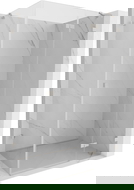 Mexen Lunar sprchový kout s otevíracími dveřmi vpravo 75 x 80 cm, průhledný, kartáčovaný nikl - 834-075-080-97-00-P