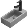 Mexen Inez umyvadlo na desku levé 40 x 20 cm, světle šedá mat - 21484061L
