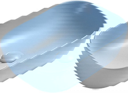 Mexen Rita umyvadlo na desku 45 x 32 cm, modrá matná - 21084549