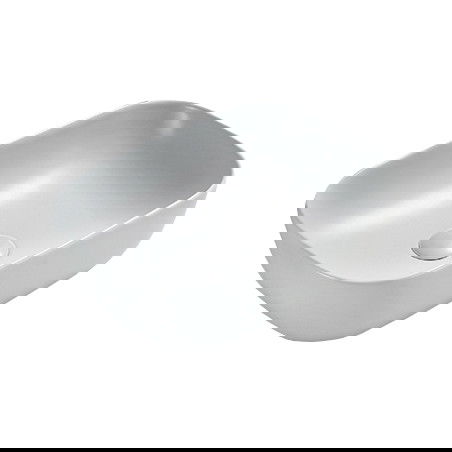 Mexen Rita umyvadlo na desku 45 x 32 cm, platinová matná - 21084563