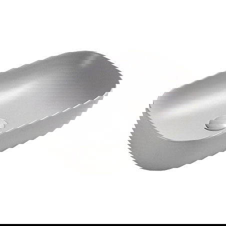 Mexen Rita umyvadlo na desku 45 x 32 cm, šedá mat - 21084567