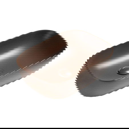 Mexen Rita umyvadlo na desku 45 x 32 cm, hnědá mat - 21084568