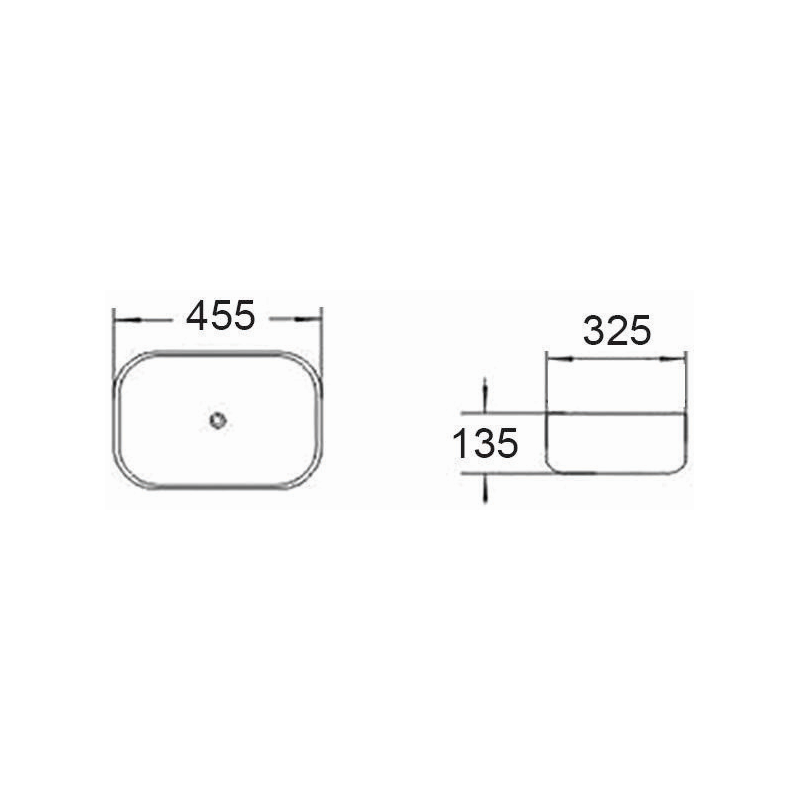 Mexen Rita umyvadlo na desku 45 x 32 cm, šedo-modrá mat - 21084569