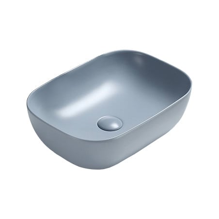 Mexen Rita umyvadlo na desku 45 x 32 cm, šedo-modrá mat - 21084569