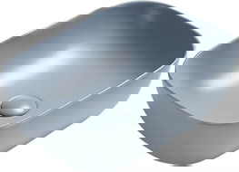 Mexen Rita umyvadlo na desku 45 x 32 cm, šedo-modrá mat - 21084569