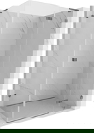 Mexen Lunar L sprchový kout s pravými dveřmi 75 x 90 cm, průhledný, gun metal - 834L-075-090-95-00-P