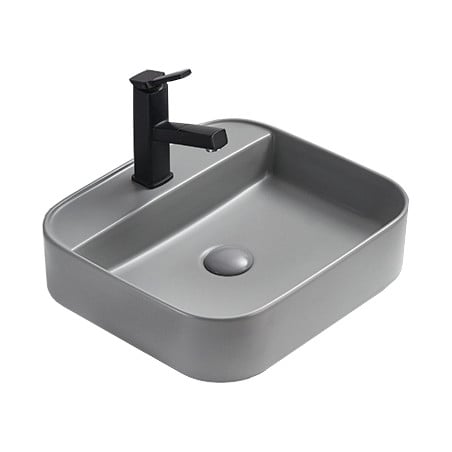 Mexen Sofia umyvadlo na desce 50 x 40 cm, světle šedá mat - 22155061