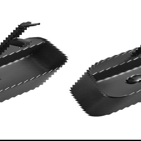 Mexen Sofia umyvadlo na desce 50 x 40 cm, černá mat - 22155085