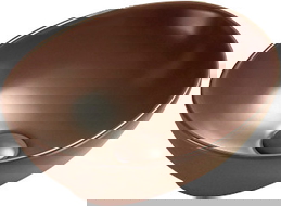 Mexen Elza umyvadlo na desku 40 x 33 cm, hnědá mat - 21014068