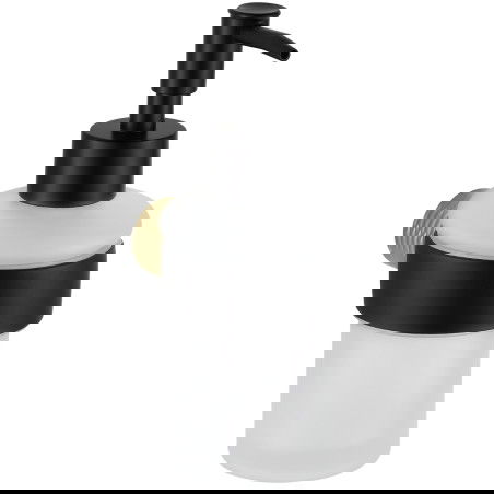 Mexen Base dávkovač mýdla, černý/zlatý - 70882388-57