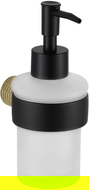 Mexen Base dávkovač mýdla, černý/zlatý - 70882388-57