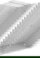 Mexen Lunar T sprchový kout s výklopnými dveřmi pravý 80 x 120 cm, transparentní, chrom - 834T-080-120-01-00-P