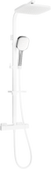 Mexen CQ33 nadomítková sprchová sada s dešťovou sprchou a termostatickou baterií, bílá/chrom - 772503395-21