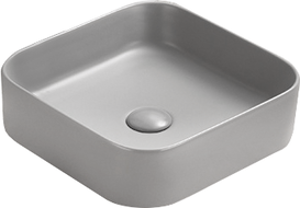 Mexen Vena umyvadlo na desku 37 x 37 cm, světle šedý mat - 22193761