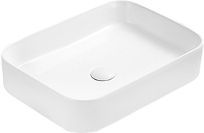 Mexen Vena umyvadlo na desku 50 x 37 cm, bílá - 22195000