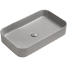 Mexen Vena umyvadlo na desku 71 x 37 cm, světlá šedá mat - 22196061