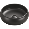 Mexen Lola umyvadlo na desku 36 x 36 cm, černá mat - 22213685
