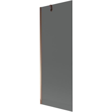 Mexen Next jednokřídlá vanová zástěna 70 x 150 cm, grafit, růžové zlato - 895-070-000-00-40-60
