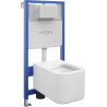Mexen Elis sada WC pod omítku rám Fenix Slim s WC mísou, bílý lesk - 6103391XX00