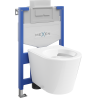 Mexen Rico podomítková sada WC stelař Fenix XS-U s WC mísou, bílý lesk - 6853372XX00