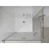 Mexen Lima Duo skládací sprchová kabina 80 x 70 cm, transparentní, chrom + vanička Flat - 856-080-070-01-02-4010