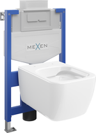 Mexen Stella sada WC pod omítku Fenix XS-U s WC mísou, bílý lesk - 6853368XX00
