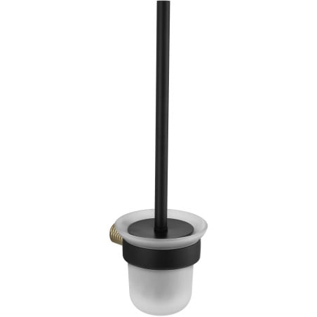 Mexen Base toaletní kartáč, černá/zlatá - 7088250-57