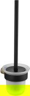Mexen Base toaletní kartáč, černá/zlatá - 7088250-57