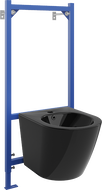 Mexen podomítkový bidetový set Fenix B s bidetem Lena, černý lesk - 69935224870