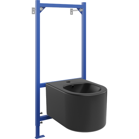 Mexen podomítková sada bidetových stojanů Fenix B s bidetem Sofia, černý mat - 69935544885