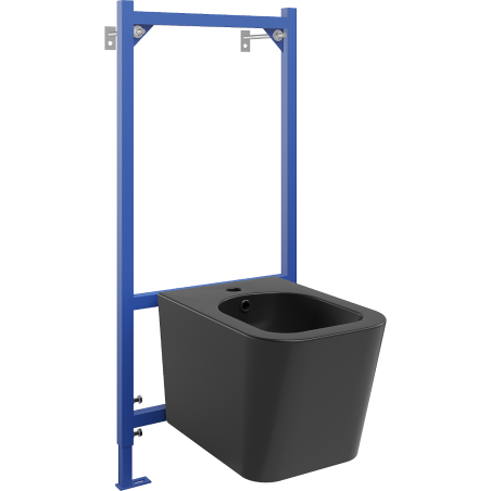 Mexen podomítková sada bidetová rám Fenix B s bidetem Teo, černý mat - 69935855185