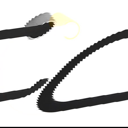 Mexen Base věšák na ručník, černý/zlatý - 70882321-57