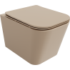 Mexen Teo WC mísa Rimless s pomalu sklopným slim sedátkem, duroplast, cappuccino mat - 30854064