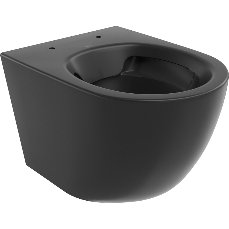 Mexen Lena mísa WC Rimless, černá matná - 3322XX85