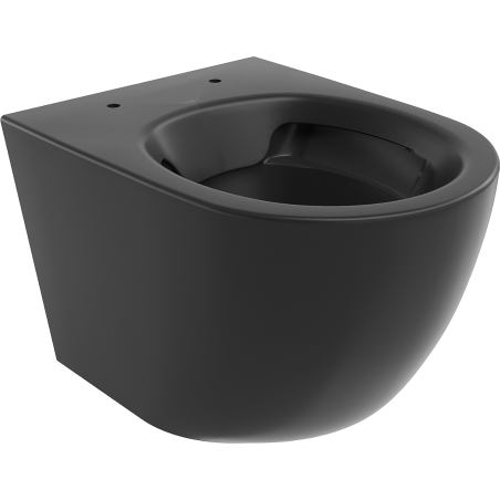 Mexen Lena mísa WC Rimless, černá matná - 3322XX85