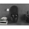 Mexen Lena WC mísa Rimless, černá mat - 3322XX85