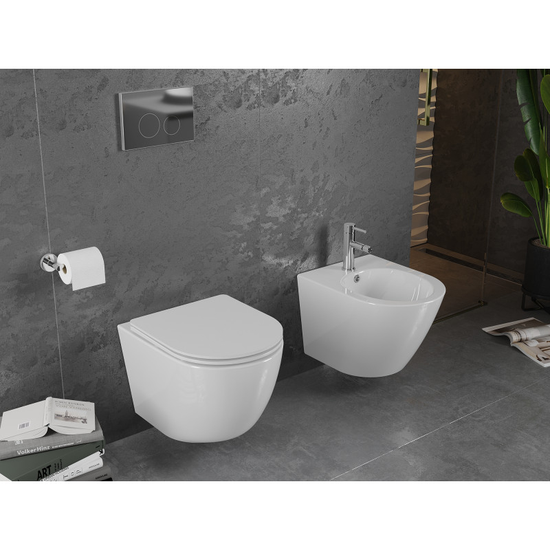 Mexen Lena WC mísa Rimless, bílý lesk - 3322XX00