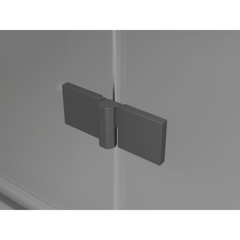 Mexen Lunar T sprchový kout výklopný pravý 70 x 90 cm, průhledný, gun metal - 834T-070-090-95-00-P