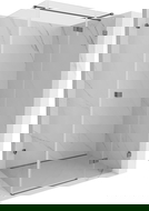 Mexen Lunar T Sprchový kout s otevíracími dveřmi pravý 75 x 90 cm, transparentní, gun metal - 834T-075-090-95-00-P